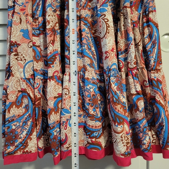 Soft surroundings Kara Framboise Paisley Maxi dress. - Picture 14 of 16